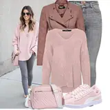 Rosa Lederjacken Outfits image