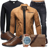 Lange Lederjacken Outfits image