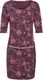 Ragwear Kleid ''''TANYA FLOWERS'''' aubergine