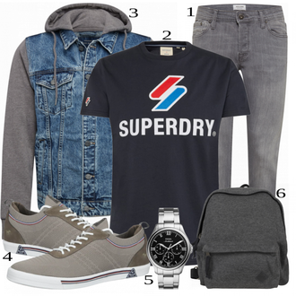 outfit mit Siva Denim Jakna "Priložnostna oblačila"