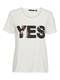 VERO MODA T-shirt 'UDA'  jaune / vert / noir / blanc