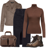 Rok Outfits rood voor Dames image