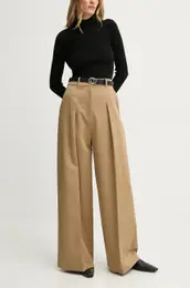 Bombane hlae A.L.C. rjava barva, 2PANT01094