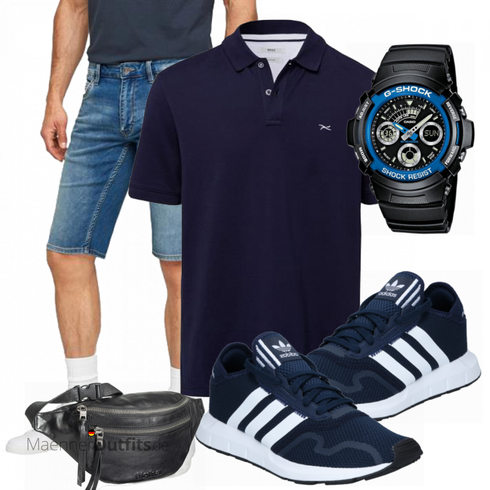 Grau/Schwarz Schuh Sneaker Adidas Originals kombinieren