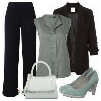Outfit mit Schwarz Gina Tricot "Outfit für den Frühling"