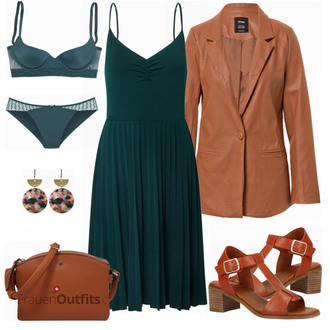 Outfit mit Blau Kleid Große Größe About You "Schöner Sommer Look"