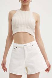 Jeans kratke hlae enski, be barva