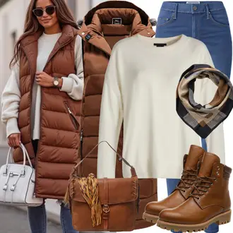 Ausgang Outfits im Winter "Modischer Look für den Herbst"