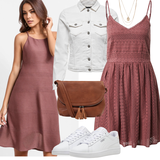 Lila Kleider Outfits von VERO MODA image