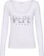 Pepe Jeans Longsleeve ''''Calissa'''' weiß