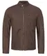 Rock Creek Herren Lederjacke Biker Jacke Echtleder Wildlederjacke Leder Jacken Herrenjacke Stehkragen Winterjacke Übergangsjacke H-290 Dunkelbraun L