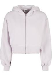 Dmsk krtk oversized bunda na zip softlilac