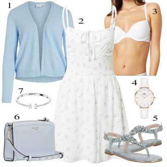 Outfit sa Bijela Hollister "Tvoj otmjeni outfit"