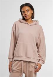 Dmsk mikina s kapuc Terry Oversized Hoodie pudrov rov