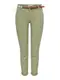 ONLY Women's ONLBIANA Cotton Belt Chino CC PNT Chinohose, Aloe, 34W / 32L