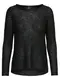 ONLY Strickpullover Pailletten schwarz
