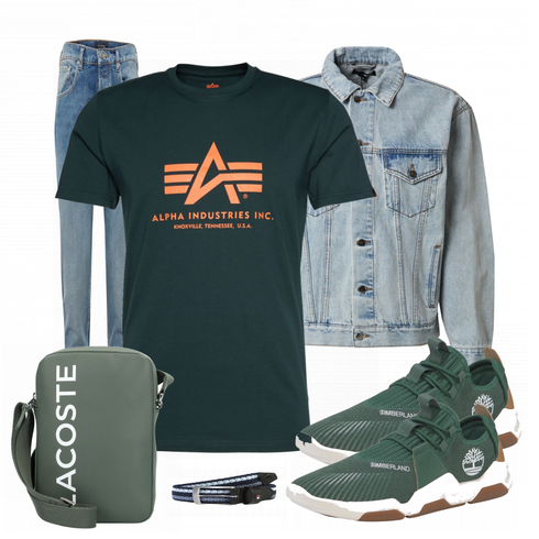 Türkis Schuh Sneaker Timberland kombinieren