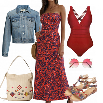 Outfit mit Grau Desigual "Urlaub Outfit"