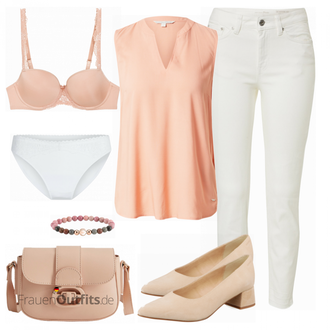 Outfit mit Beige High Heel ESPRIT "Outfit für den Sommer"
