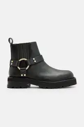Usnjeni glenarji Maddie Biker Boot enski, rna barva, W054FB