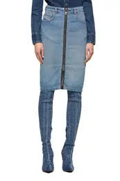 Skirt - DEPENCILZIP SKIRT blue