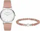 Liebeskind Berlin Quarzuhr LS-0008-LQB (Set, 2 tlg.) rosé / silber / weiß