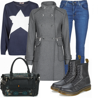 Outfit met Schoudertas Desigual "Winterlook voor modieuze vrouwen"