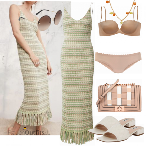 Beige Damenunterwäsche und Badebekleidung Lascana kombinieren