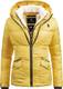 NAVAHOO Winterjacke ''''Megan'''' creme / gelb / schwarz
