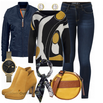 Outfit met blauw Alpha Industries "Modieuze Look voor de Herfst"