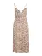 AROPOSTALE Kleid dunkelbeige / wei
