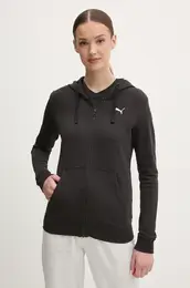 Pulover enska, rna barva, s kapuco, 682406