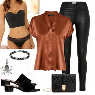 Outfit mit Rot T-Shirt HALLHUBER "Frühlings Outfit"