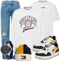 Kleidung Grau Tommy Jeans T-Shirts kombinieren image