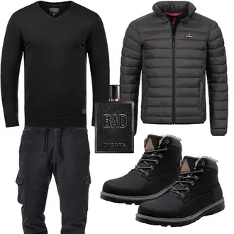 Casual Outfits Edel mit Schwarz Diesel "Street Style Outfit"Look: Edel, GoGo, Goa, Casual