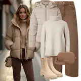 Hnědé Chelsea Boty   Outfity image