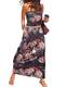 SEBOWEL Damen Maxikleid Sommer Boho Kleider Lang Bandeau Ärmelloses Sommerkleid Strandkleider Elegante Freizeitkleid CocktailKleider Abendkleid (L, Violett)