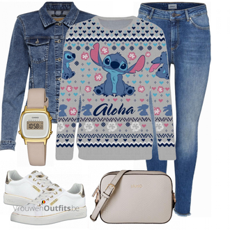 Outfit met grijs Disney "Lente Outfit"