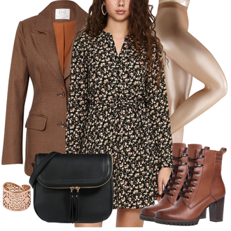 Button Down Outfit mit DunkelGrün/Grün Kleid Große Größe/Tunika/BlusenKleid/HerbstKleid/Langärmliges Kleid/Langärmliges WinterKleid/Bedrucktes Kleid/HemdKleid/Klassische Tunika/Longbluse/Lange Tunika/Tunika A-linie/Tuniken-Shirt Only "Unvergessliches Business Outfit"