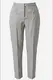 Grau Karierte Chino Hosen für Damen