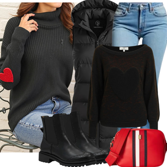 Anniversaire Hiver tenues avec Noir Pull Jacquard/Pull Imprimé/Pull d'Hiver/Pull en Cachemire/Pull d'allaitement/Pull Enveloppant/Pull Long/Robe d'Hiver à Manches Longues/Robe à Pois/Robe à Manches Longues/Robe Pull/Robe en Tricot d'Hiver/Cardigan en Laine/Cardigan d'Hiver/Gilet Doublé/V-Cardigan/Cardigan Cache-cœur river island "Look d'automne"Look: 40ème anniversaire, Anniversaire, 70ème anniversaire, Réveillon de Nouvel An, Saint Valentin, Concert de pop, Occasions spéciales