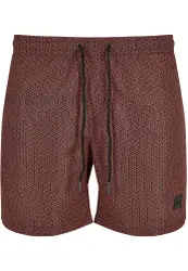 Urban Classics Badeshorts navy / orange