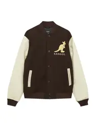 Pull&Bear Jacke creme / champagner / hellbraun / dunkelbraun