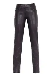 Unbekannt Damen Lederhose Dorit - Premium Lamm Nappa Leder (Echtleder)