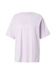 Oversized tričko 'Essentials' bledě fialová / bílá