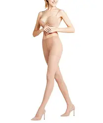 FALKE Damen Oberschenkel-Shapewear Shaping Panty, Synthetik, 1 Stück, Beige (Powder 4069), L