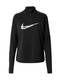 NIKE Funkcionalna majica  črna / bela