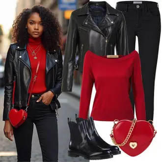 Outfit met zwart Chelsea Boot/Platte Enkellaarsje/Gevoerde Enkellaars Gabor "Perfect voor de lente"