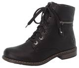 Dunkelbraun Schnürstiefeletten für Damen image