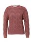 Mit Zopfmuster Rundhals Pullover aus Baumwolle für Damen image